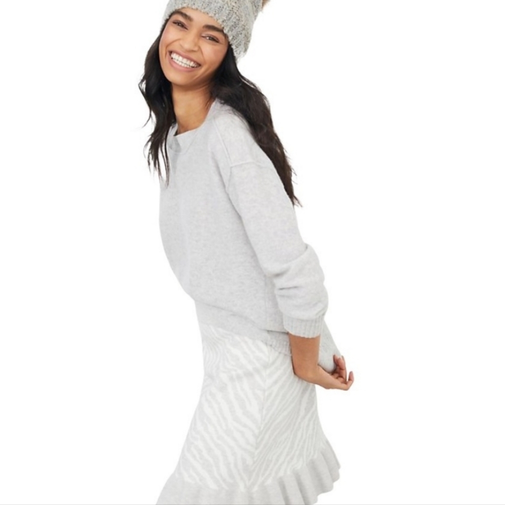 Anthropologie Dolan zebra print knit skirt XS